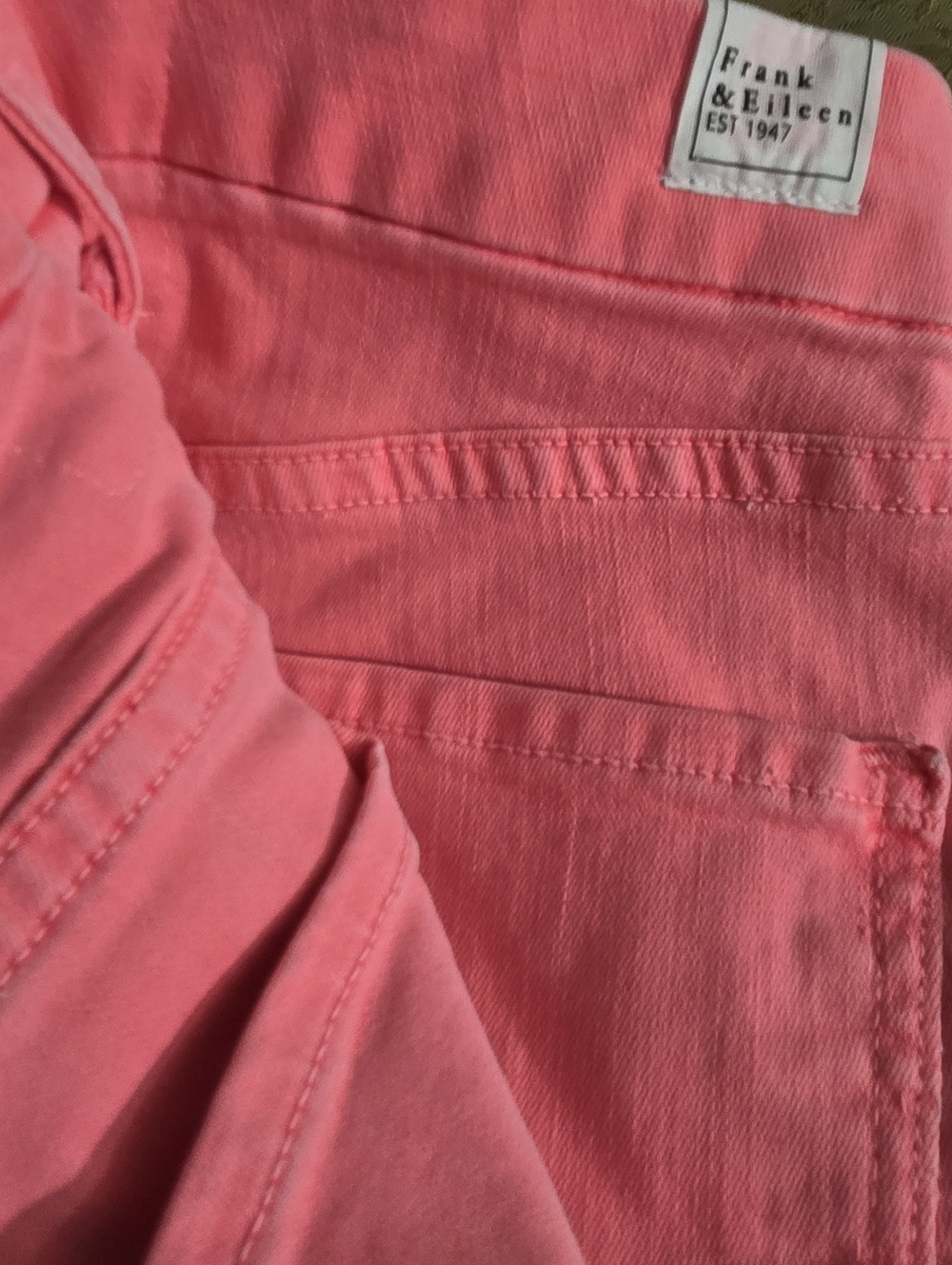 Frank & Eileen Faded Pink Coral Jean Size 27 Stretch Denim Sligo AS IS SPOT - Picture 16 of 16